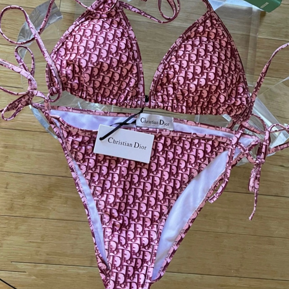 Christian Dior print bikini